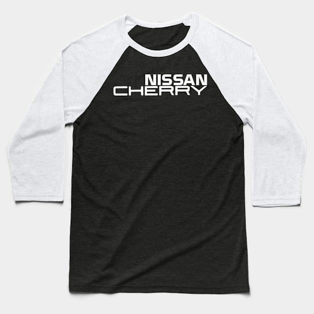 NISSAN CHERRY Baseball T-Shirt by Throwback Motors